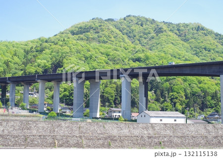 太田川河畔新緑の景色 132115138