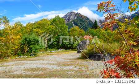 立山黒部アルペンルート 黒部平から赤沢岳を観る 富山県 立山黒部アルペンルート 黒部平から赤沢岳を観る 富山県 132115842