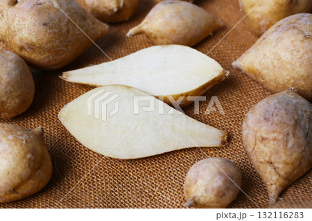 Mexican turnip or jicama or yam bean 132116283