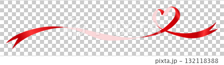 心形絲帶、裝飾材料 132118388