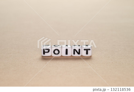 POINTの文字のアルファベットビーズ POINTの文字のアルファベットビーズ 132118536