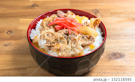 豚丼 132118593