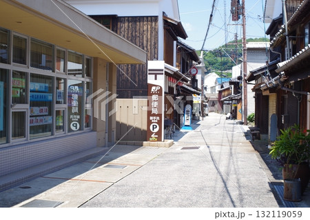 伝統的な御手洗の街並みの景色 伝統的な御手洗の街並みの景色 132119059