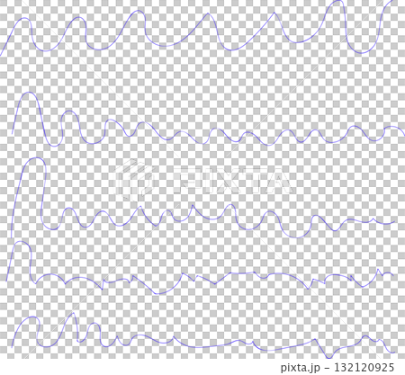 Vector artwork of a large tsunami wave in simple flat style 132120925