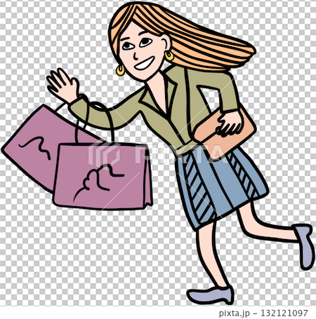 black friday sale shopping illustration for discount promotion 1 132121097