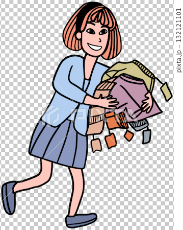 black friday sale shopping illustration for discount promotion 5 132121101