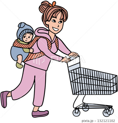 black friday sale shopping illustration for discount promotion 6 132121102