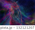 輝く星雲の中に佇む乙女の影 132121207