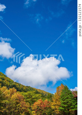 白骨温泉「泡の湯旅館」周辺の紅葉 132121574