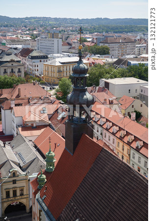 Old historic town of Ceske Budejovice, city in South Bohemia region of Czech Republic 132121773