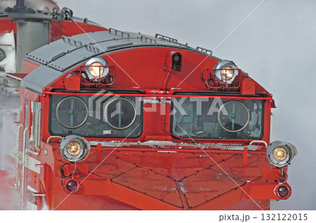 宗谷本線 智恵文-日進 JR北海道 DE15-2514(旭川) 常時排雪列車 ラッセル 常排 宗谷本線 智恵文-日進 JR北海道 DE15-2514(旭川) 常時排雪列車 ラッセル 常排 132122015