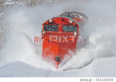 宗谷本線　智恵文－日進　JR北海道　DE15-2514（旭川）　常時排雪列車　ラッセル　常排 132122039
