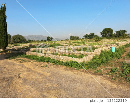 Ancient ruins of Sirkap site representing Gandhara culture in Taxila Ancient ruins of Sirkap site representing Gandhara culture in Taxila 132122319