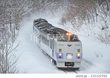 宗谷本線　智恵文－日進　JR北海道　キハ183系　サロベツ 132122392