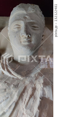 Buddhist Heritage Handmade Buddha Statue Excavated from Taxila Pakistan Reflecting Gandhara Civilization Buddhist Heritage Handmade Buddha Statue Excavated from Taxila Pakistan Reflecting Gandhara Civilization 132122481