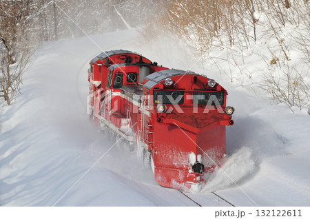宗谷本線　智恵文－日進　JR北海道　DE15-2521（旭川）　常時排雪列車　常排　ラッセル 132122611