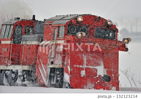 宗谷本線 北比布-蘭留 JR北海道 DE15-2515(旭川) 常時排雪列車 常排 ラッセル 宗谷本線 北比布-蘭留 JR北海道 DE15-2515(旭川) 常時排雪列車 常排 ラッセル 132123214