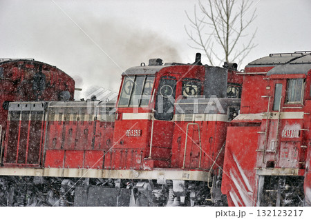 宗谷本線　北比布－蘭留　JR北海道　DE15-2515（旭川）　常時排雪列車　常排　ラッセル 132123217