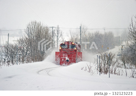 宗谷本線 北比布-蘭留 JR北海道 DE15-2515(旭川) 常時排雪列車 常排 ラッセル 宗谷本線 北比布-蘭留 JR北海道 DE15-2515(旭川) 常時排雪列車 常排 ラッセル 132123223