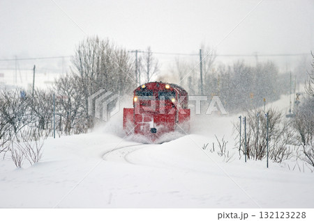 宗谷本線 北比布-蘭留 JR北海道 DE15-2515(旭川) 常時排雪列車 常排 ラッセル 宗谷本線 北比布-蘭留 JR北海道 DE15-2515(旭川) 常時排雪列車 常排 ラッセル 132123228