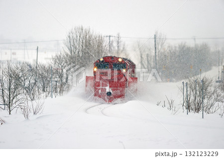 宗谷本線　北比布－蘭留　JR北海道　DE15-2515（旭川）　常時排雪列車　常排　ラッセル 132123229