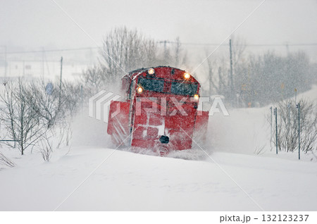 宗谷本線 北比布-蘭留 JR北海道 DE15-2515(旭川) 常時排雪列車 常排 ラッセル 宗谷本線 北比布-蘭留 JR北海道 DE15-2515(旭川) 常時排雪列車 常排 ラッセル 132123237