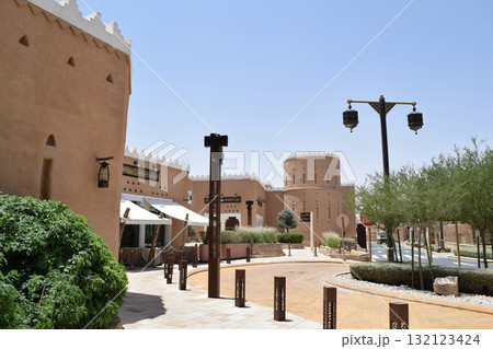 サウジアラビア・リヤド郊外 ディルイーヤの街並み サウジアラビア・リヤド郊外 ディルイーヤの街並み 132123424