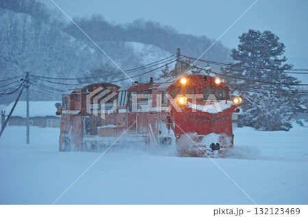 石北本線　伊香牛－愛別　JR北海道　DE15-2511（旭川）　常時排雪列車　常排　ラッセル 132123469