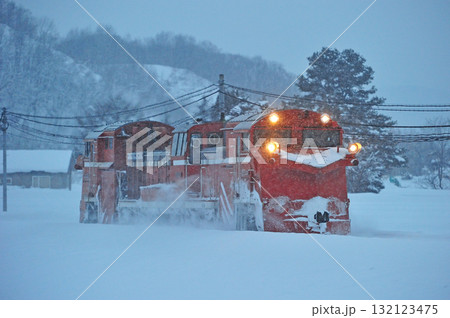 石北本線　伊香牛－愛別　JR北海道　DE15-2511（旭川）　常時排雪列車　常排　ラッセル 132123475