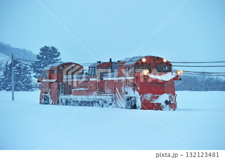石北本線　伊香牛－愛別　JR北海道　DE15-2511（旭川）　常時排雪列車　常排　ラッセル 132123481
