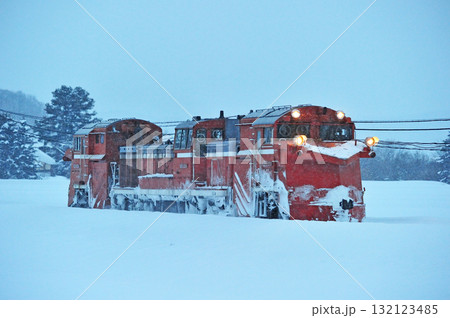 石北本線　伊香牛－愛別　JR北海道　DE15-2511（旭川）　常時排雪列車　常排　ラッセル 132123485
