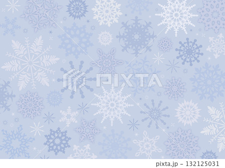雪の結晶の背景 132125031