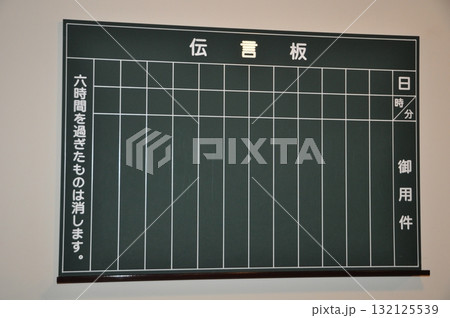 駅の伝言板 132125539