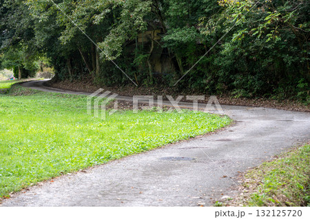 日本の岡山県総社市の吉備路のとても美しい秋の風景 132125720
