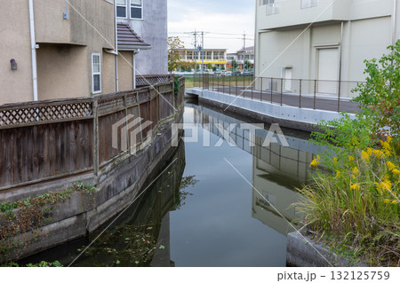 日本の岡山県総社市の吉備路のとても美しい秋の風景 132125759