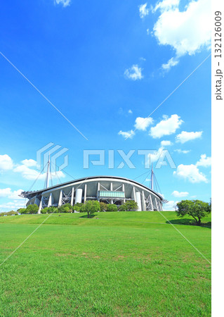愛知県豊田市、豊田スタジアムの風景 愛知県豊田市、豊田スタジアムの風景 132126009
