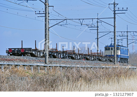 武蔵野線　東浦和－東川口　JR東日本　EF65-1102（田端）＋チキ 132127907