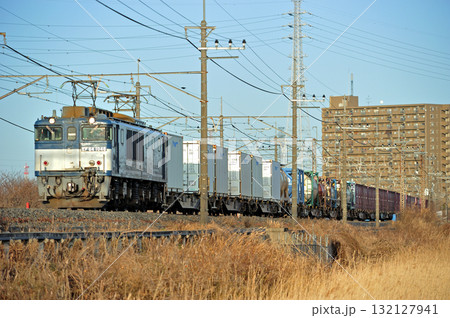 武蔵野線　東川口－東浦和　JR貨物　EF64-1046（愛知） 132127941
