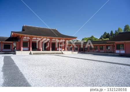 えさし藤原の郷　中央政庁の復元建築 132128038