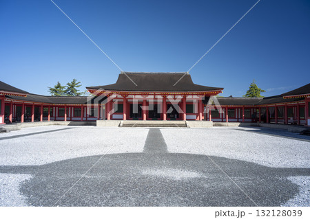 えさし藤原の郷　中央政庁の復元建築 132128039