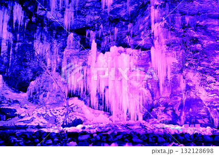 【埼玉県】三十槌氷柱のイルミネーション 132128698
