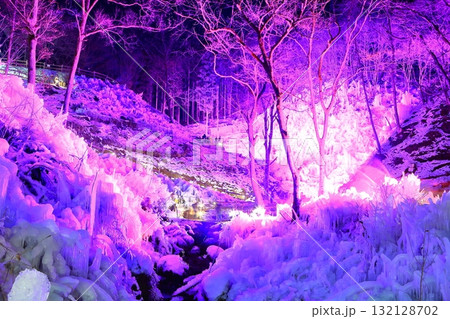 【埼玉県】あしがくぼの氷柱イルミネーション 【埼玉県】あしがくぼの氷柱イルミネーション 132128702