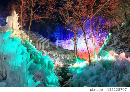 【埼玉県】あしがくぼの氷柱イルミネーション 132128707