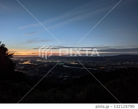 最初ヶ峰展望所からの夜景 最初ヶ峰展望所からの夜景 132128790