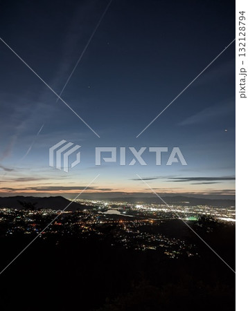 最初ヶ峰展望所からの夜景 最初ヶ峰展望所からの夜景 132128794