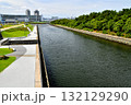 有明北橋／東雲運河より有明親水海浜公園、富士見橋方面を望む(東京都江東区)【2025.9】 132129290