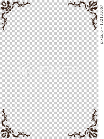 Antique frame vertical 61 132131067