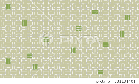日式圖案：Sankuzushi、Sankikuzushi、淺綠色，帶有深綠色點綴 132131401