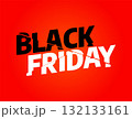 Black Friday sale banner template design. Vector illustration. 132133161