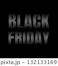Black Friday sale banner template design. Vector illustration. 132133169